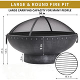 Steel fire pit