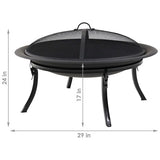 Foldable fire pit