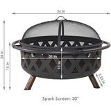 Large fire pit