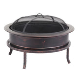 Steel fire pit