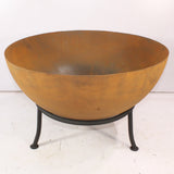 Corten steel fire pit