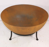 Corten steel fire pit